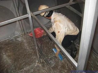 水箱清理现场